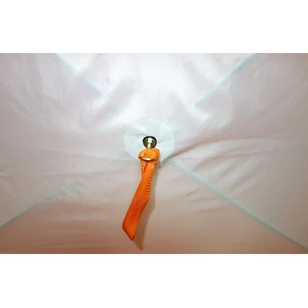 Зимняя палатка Призма Премиум (1-сл) 215*215 (бело-оранжевый)