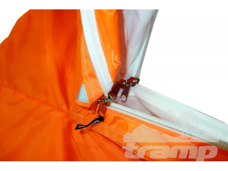 Палатки Зимняя палатка Призма Премиум (2-сл) 215*215 (бело-оранжевый)