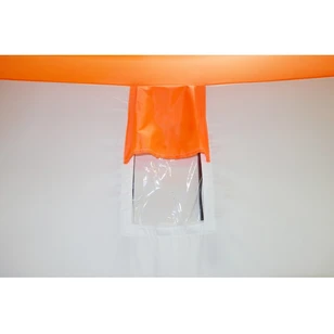 Зимняя палатка Призма Премиум (2-сл) 215*215 (бело-оранжевый)