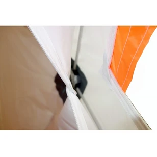 Зимняя палатка Призма Премиум (2-сл) 215*215 (бело-оранжевый)