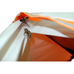Зимняя палатка Призма Премиум (2-сл) 215*215 (бело-оранжевый)