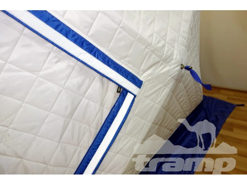 Палатки Зимняя палатка Призма Премиум Термолайт 215*215 Композит (3-сл) (бело-оранжевый)