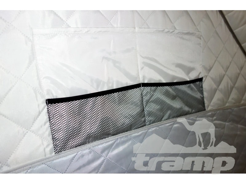 Палатки Зимняя палатка Призма Премиум Термолайт 215*215 Композит (3-сл) (бело-оранжевый)