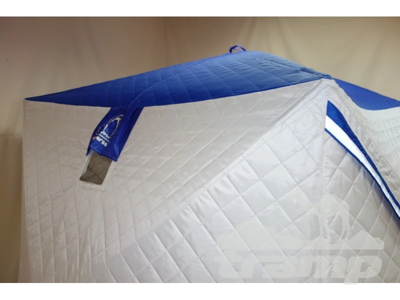 Палатки Зимняя палатка Призма Премиум Термолайт 215*215 Композит (3-сл) (бело-оранжевый)