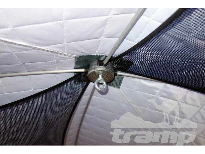 Палатки Зимняя палатка Призма Премиум Термолайт 215*215 Композит (3-сл) (бело-оранжевый)