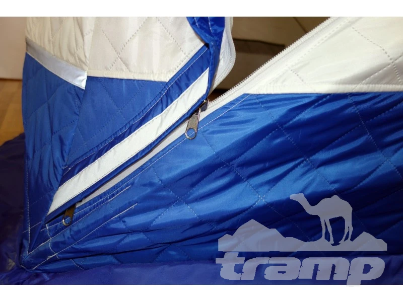 Палатки Зимняя палатка Призма Премиум Термолайт 215*215 Композит (3-сл) (бело-оранжевый)