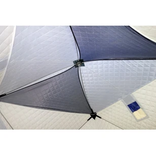 Зимняя палатка Призма Премиум Термолайт 215*215 Композит (3-сл) (бело-оранжевый)