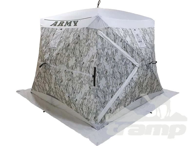 Палатки Зимняя палатка Призма Премиум 230*230 (2-сл) Армеец (зимний хаки)