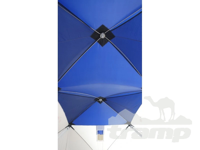 Палатки Всесезонная палатка Призма Шелтерс Big Twin (1-сл) 430*215 (бело-синий)