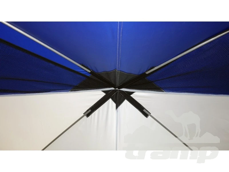 Палатки Всесезонная палатка Призма Шелтерс Big Twin (1-сл) 430*215 (бело-синий)