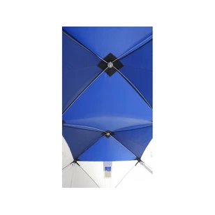 Всесезонная палатка Призма Шелтерс Big Twin (1-сл) 430*215 (бело-синий)