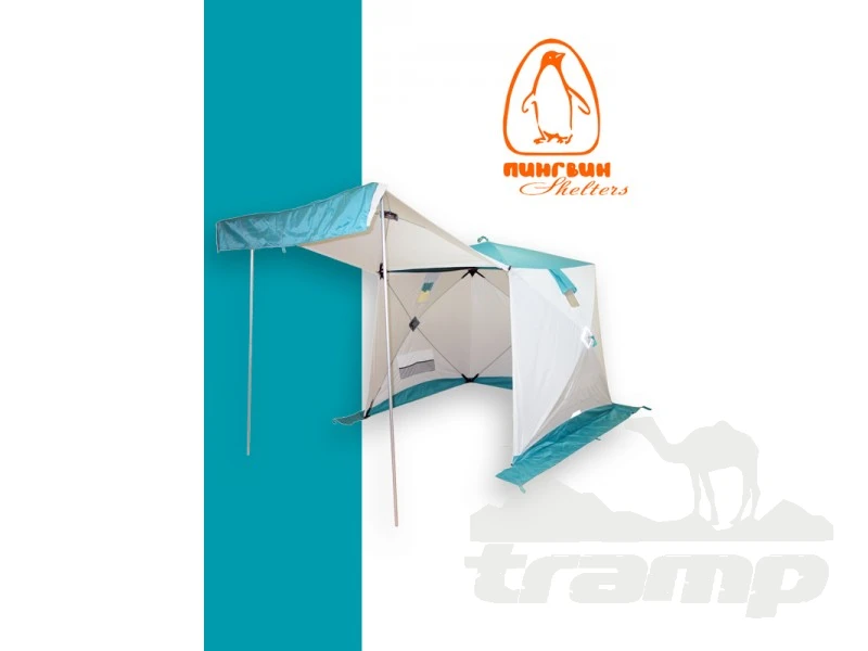 Палатки Всесезонная палатка Призма Шелтерс 185*185 (1-сл) (бело-синий)