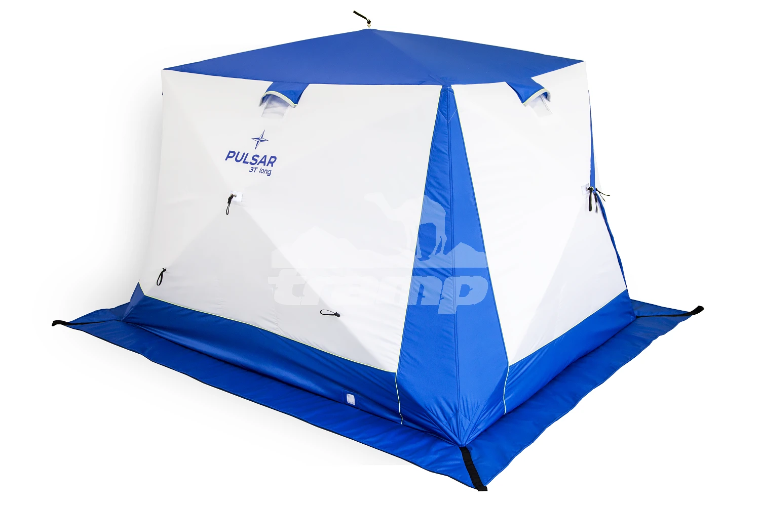 Палатки Зимняя палатка утепленная PULSAR 3Т (Термо) Long (260х200/180 см)