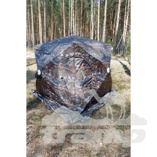 Палатки Всесезонная палатка Медведь Куб 4 Зима-Лето (2.3*2.3/2.0m) утеплённая (3-сл) + Пол