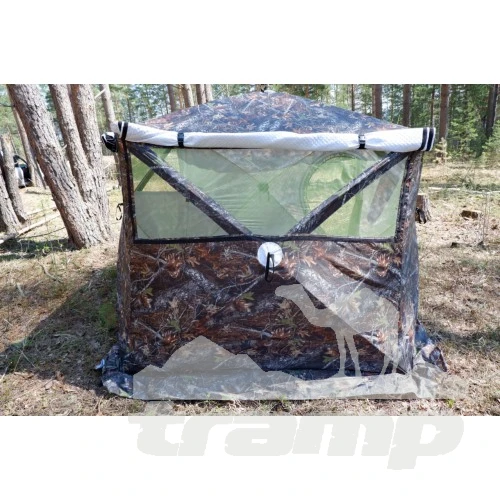 Палатки Всесезонная палатка Медведь Куб 4 Зима-Лето (2.3*2.3/2.0m) утеплённая (3-сл) + Пол
