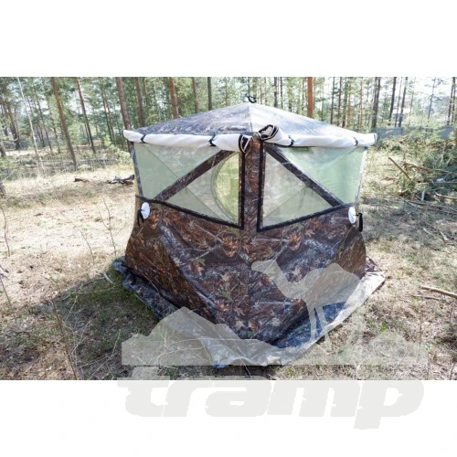 Палатки Всесезонная палатка Медведь Куб 4 Зима-Лето (2.3*2.3/2.0m) утеплённая (3-сл) + Пол