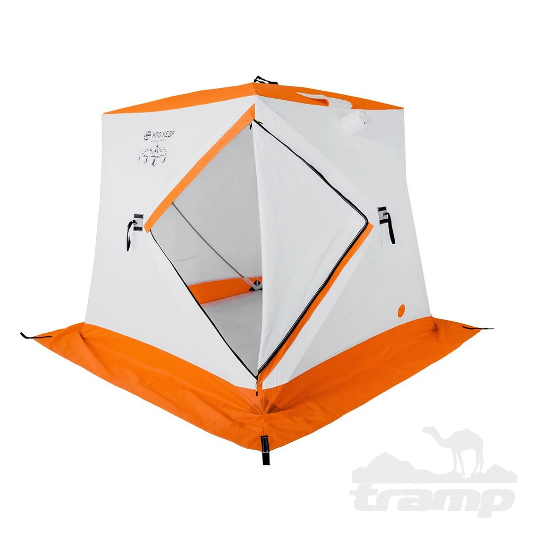 Палатки Палатка для зимней рыбалки Кедр Куб-2 (1.9*1.9/1.8м) Трёхслойная (Утеплённая)