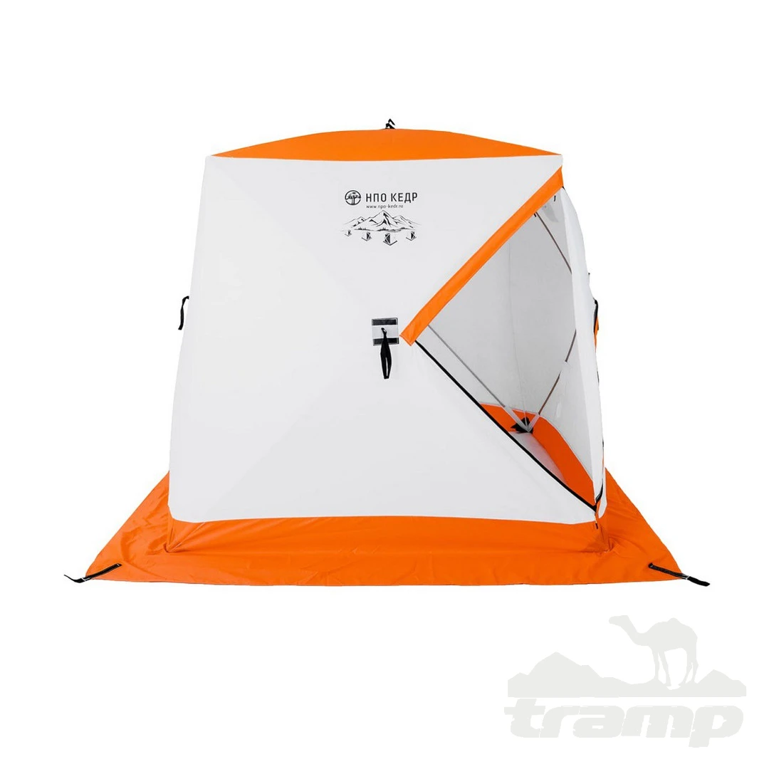 Палатки Палатка для зимней рыбалки Кедр Куб-2 (1.9*1.9/1.8м) Трёхслойная (Утеплённая)