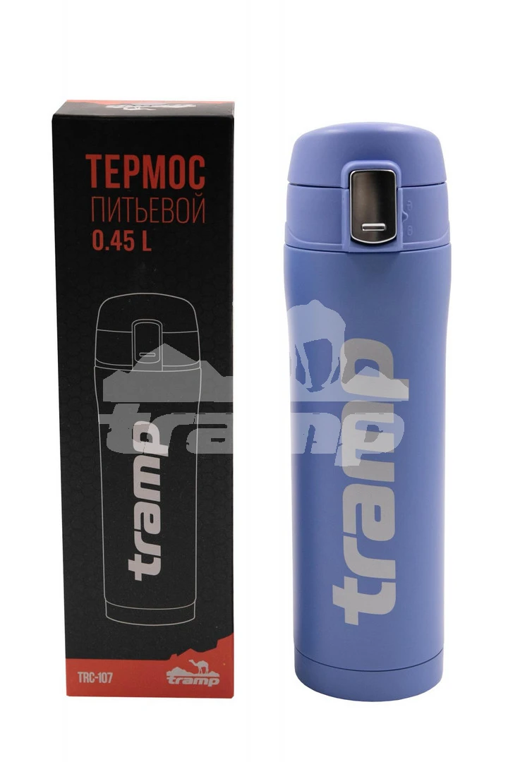 Посуда Термос питьевой Tramp 0,45 л синий