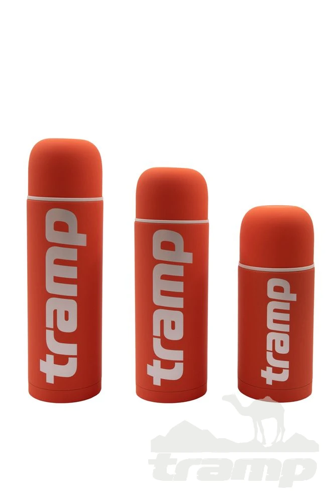 Походная посуда Термос Tramp Soft Touch 1,0 л оранжевый