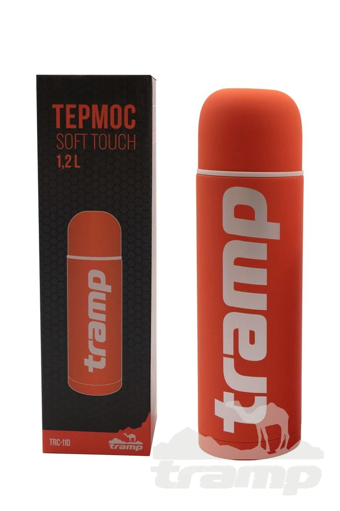 Походная посуда Термос Tramp Soft Touch 1,0 л оранжевый
