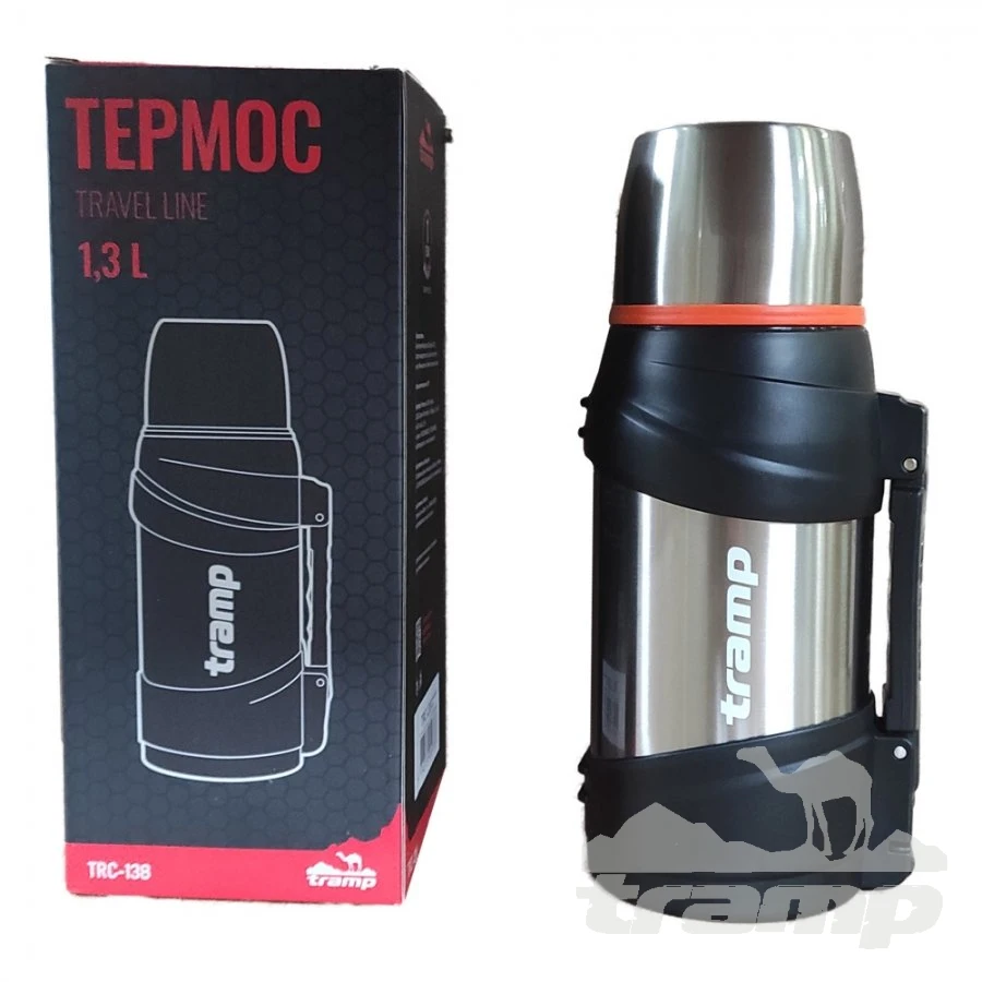 Походная посуда Термос Tramp Travel Line 1.3 л металлик