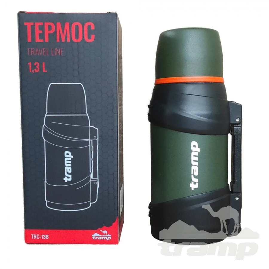 Походная посуда Термос Tramp Travel Line 1.3 л оливковый