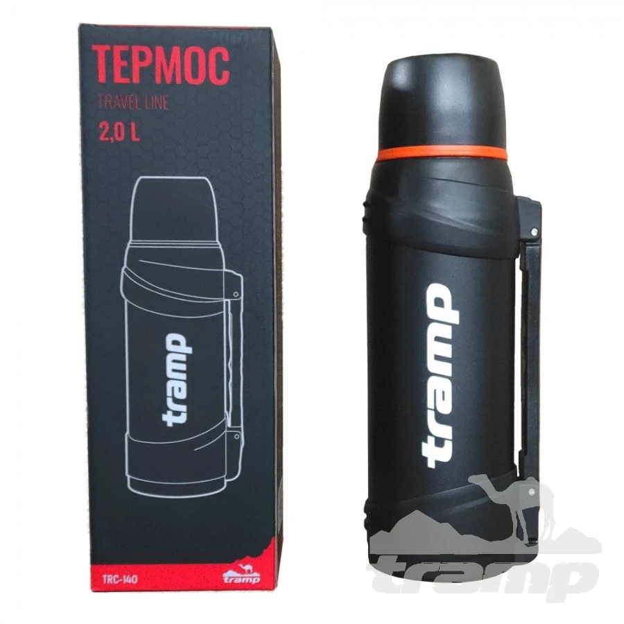 Походная посуда Термос Tramp Travel Line 2.0 л чёрный
