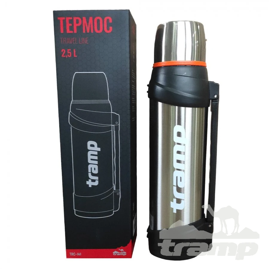 Походная посуда Термос Tramp Travel Line 2.5 л металлик