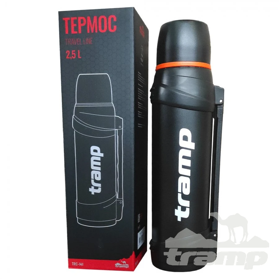 Походная посуда Термос Tramp Travel Line 2.5 л чёрный