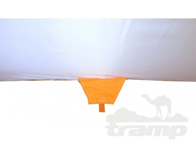 Палатки Зимняя палатка Пингвин Mr. Fisher 170 (2-сл) вшитый пол на липучке 170*170 (бело-оранжевый) + чехол