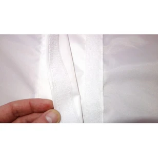 Зимняя палатка Пингвин Mr. Fisher 170 (2-сл) вшитый пол на липучке 170*170 (бело-оранжевый) + чехол