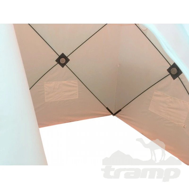 Палатки Зимняя палатка Пингвин Mr. Fisher 170 SТ (2-сл) с юбкой 170*170 (бело-оранжевый) + чехол