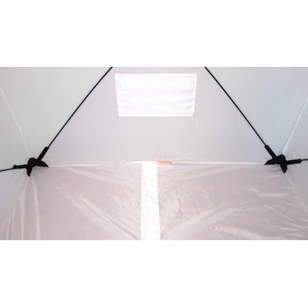 Зимняя палатка Пингвин Mr. Fisher 170 SТ (2-сл) с юбкой 170*170 (бело-оранжевый) + чехол