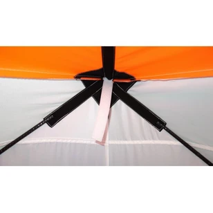 Зимняя палатка Пингвин Mr. Fisher 170 SТ (2-сл) с юбкой 170*170 (бело-оранжевый) + чехол