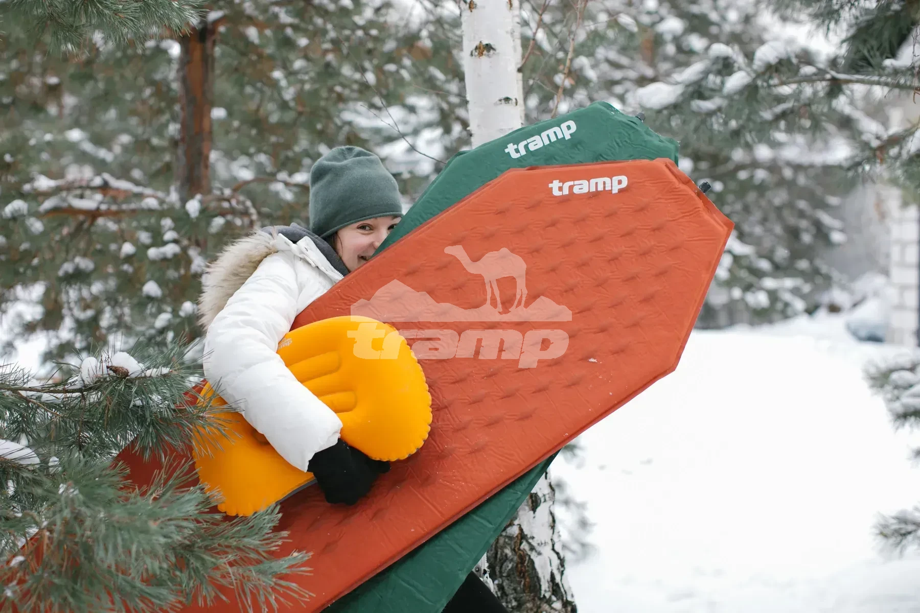 Коврики туристические, самонадувающиеся Ковёр самонадувающийся Tramp Ultralight PTU 183*51*2.5 см TRI-022