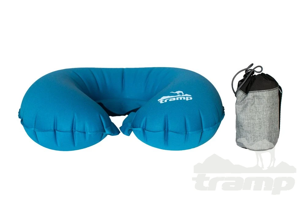 Коврики туристические Подушка надувная под шею Tramp 47*36*14 см TRA-159
