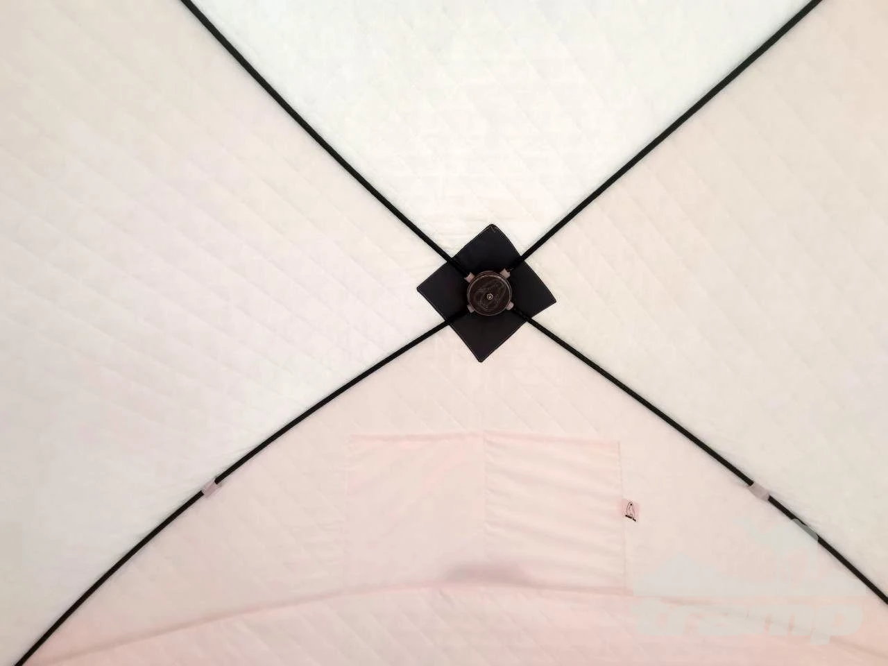 Палатки Зимняя палатка Пингвин Mr. Fisher 201 SТ ТЕРМО (3-сл, термостежка) с юбкой 200*200/180 (бело-оранжевый) + чехол