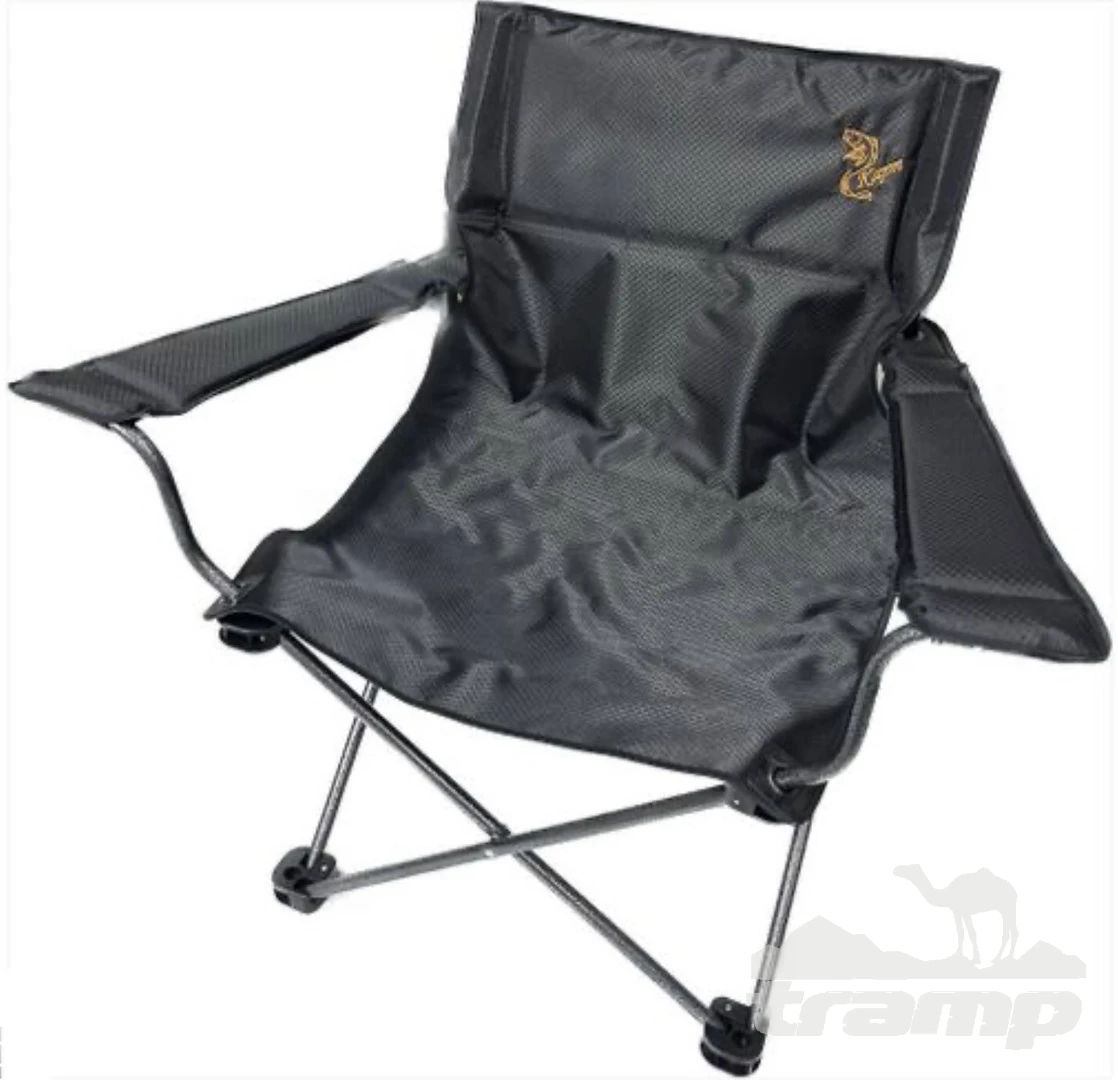 Кемпинговая мебель Кресло складное с мягкими подлокотниками Elektrostatyk F1 (черный)