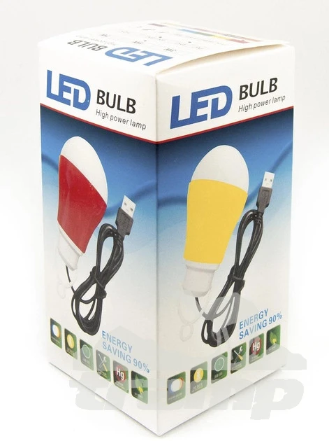 Комплектующие для палаток USB LED лампочка светодиодная 5W