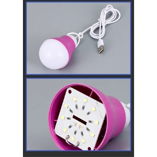 USB LED лампочка светодиодная 5W