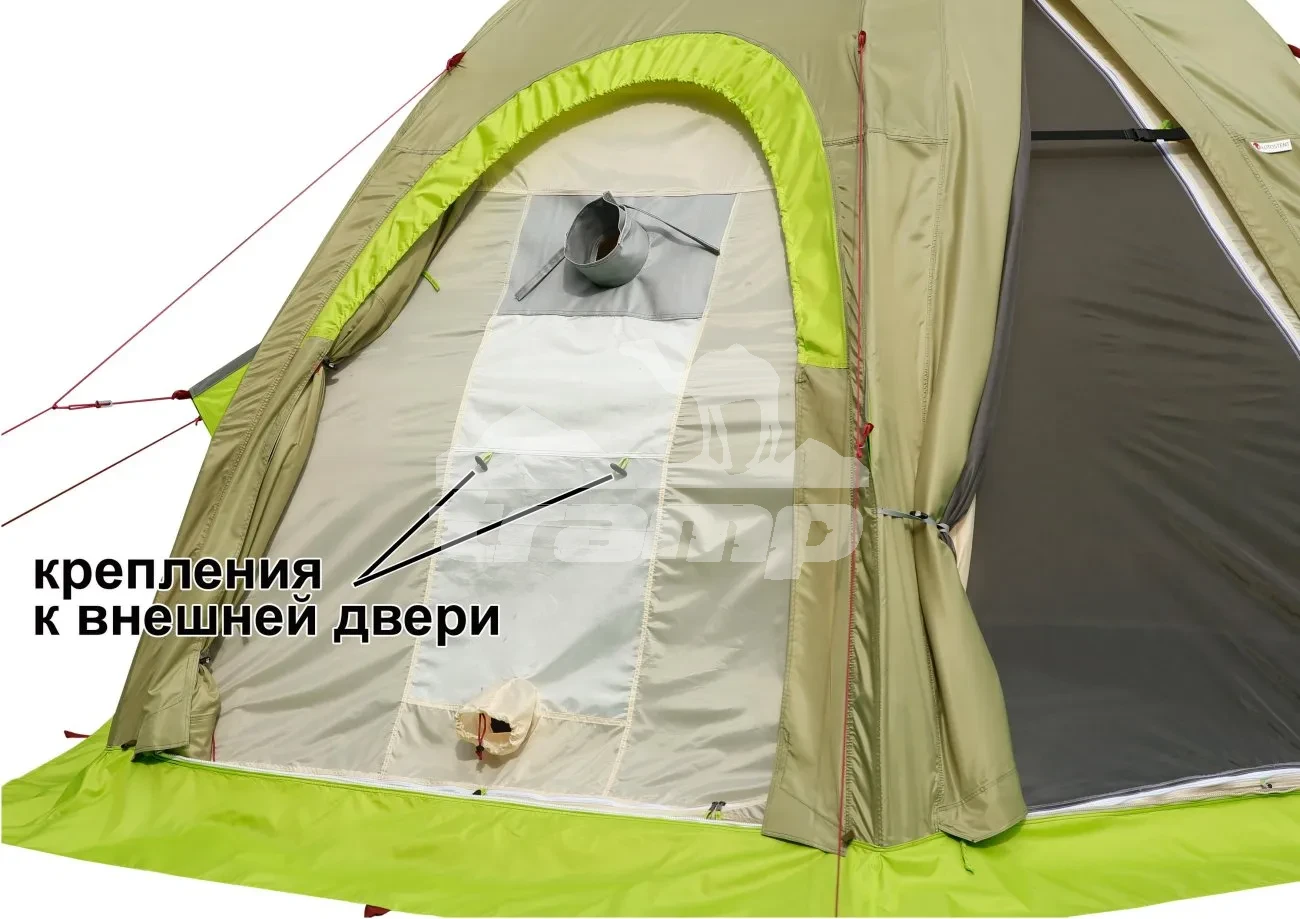 Палатки Всесезонная Универсальная палатка Лотос 5УТ Шторм (360х320/205 см)