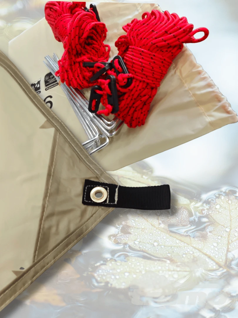 Шатрово-тентовая продукция Тент TRAMP 4x6 м Полиэстер, TRT-102.04-sand