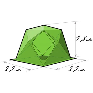 Зимняя палатка Лотос Куб 3 Классик А8 (210х210/180 см)
