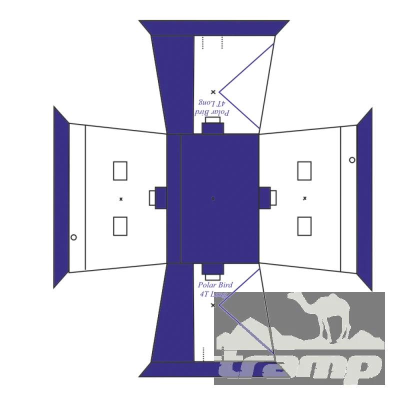 Палатки Зимняя палатка Polar Bird 4T (Термо) Long Компакт (290х230/200 см)