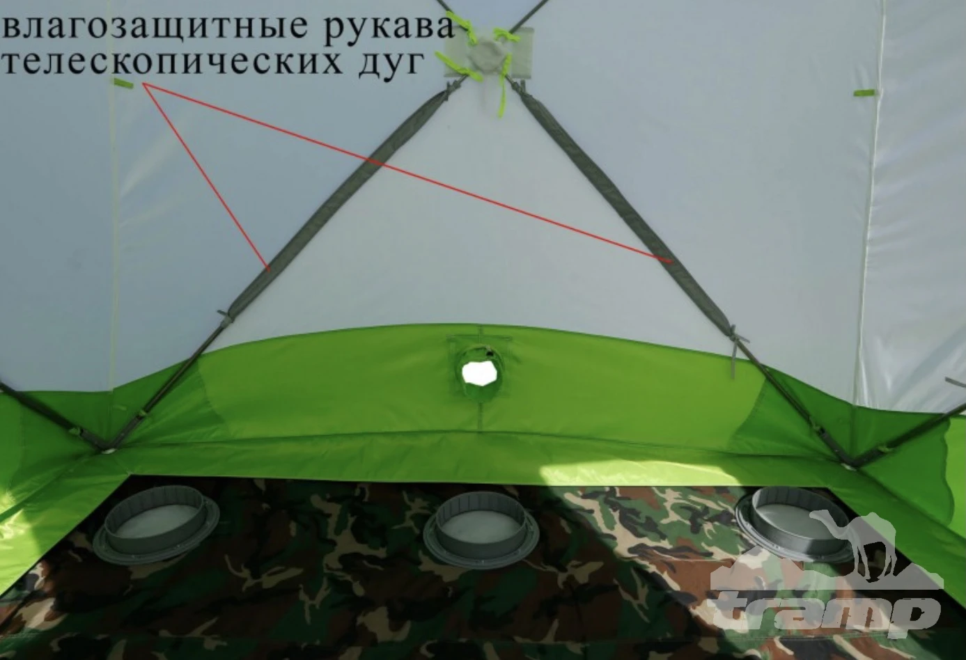 Палатки Зимняя палатка Лотос Куб 4 Компакт (260х210/190 см)