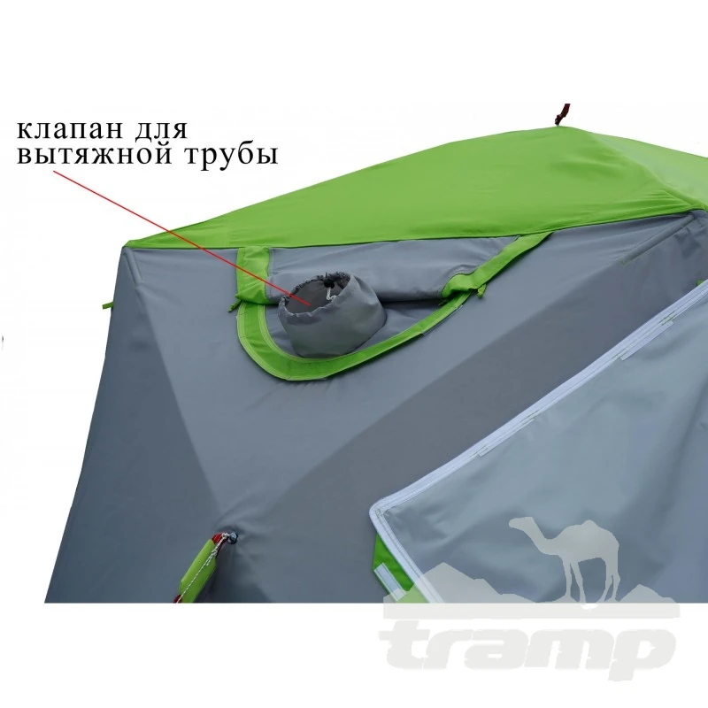 Палатки Зимняя палатка Лотос Куб 3 Компакт Термо (210х210/180 см)