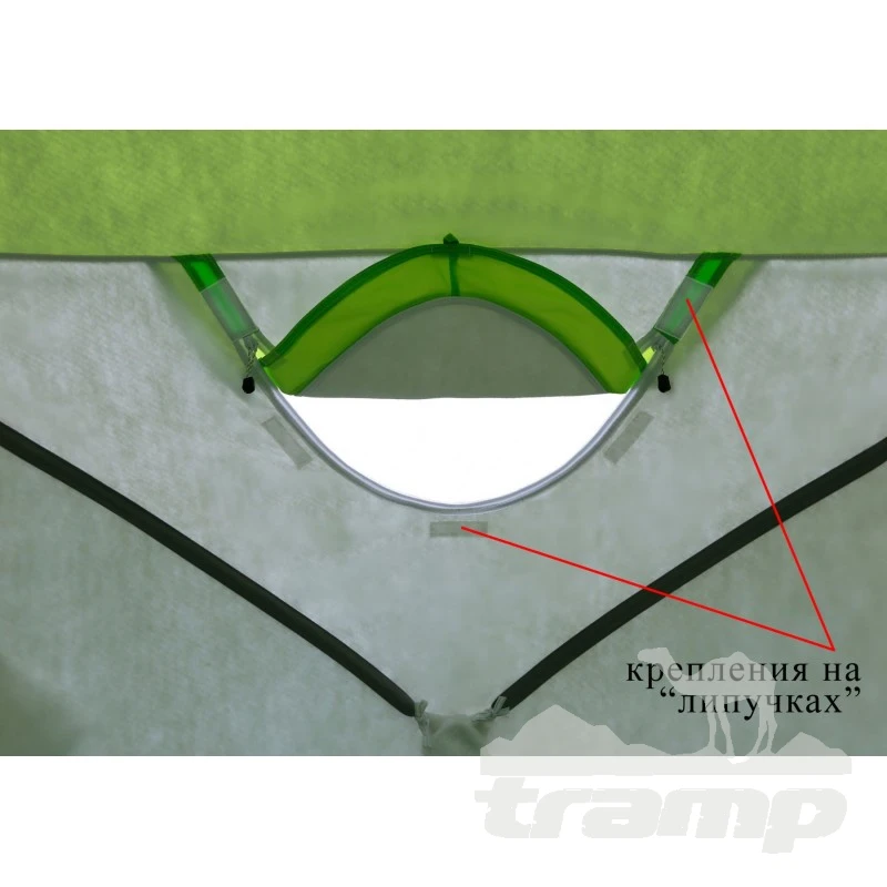Палатки Зимняя палатка Лотос Куб 4 Компакт Термо (260х210/190 см)