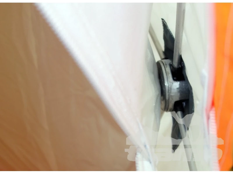 Палатки Зимняя палатка Призма Премиум STRONG (2-сл) 225*215 (бело-оранжевый)