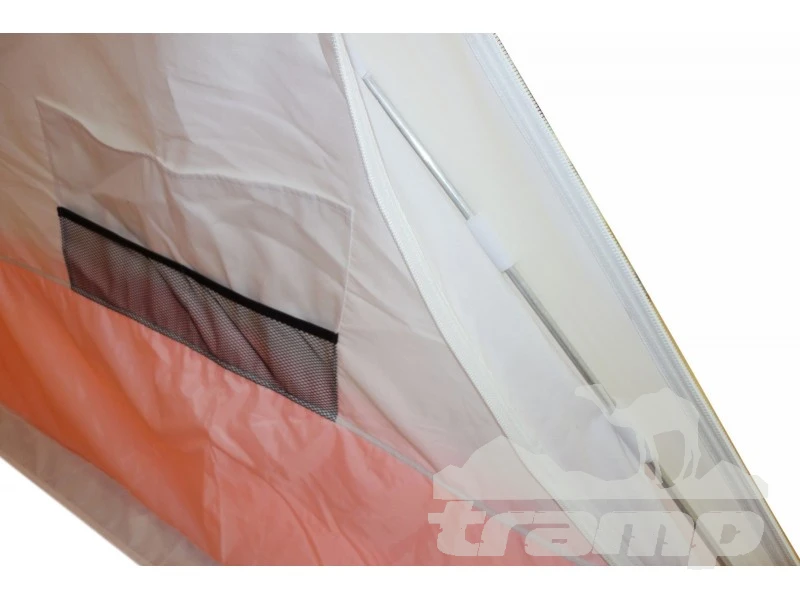 Палатки Зимняя палатка Призма Премиум STRONG (2-сл) 225*215 (бело-оранжевый)